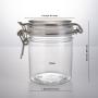 250ml Stocked round canning plastic jar for sugar oil kitchen food cookie well sealed honey